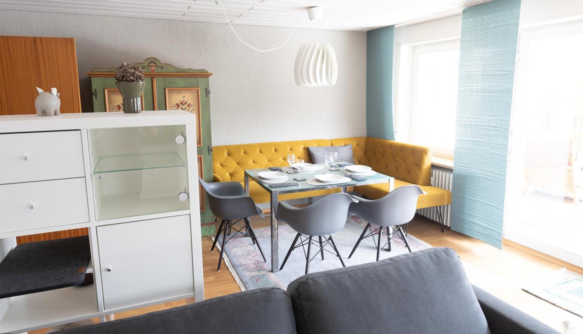 Storchennest - Schoenes, Ruhiges Apartment Mit Sonnenterrasse Tettnang Bagian luar foto