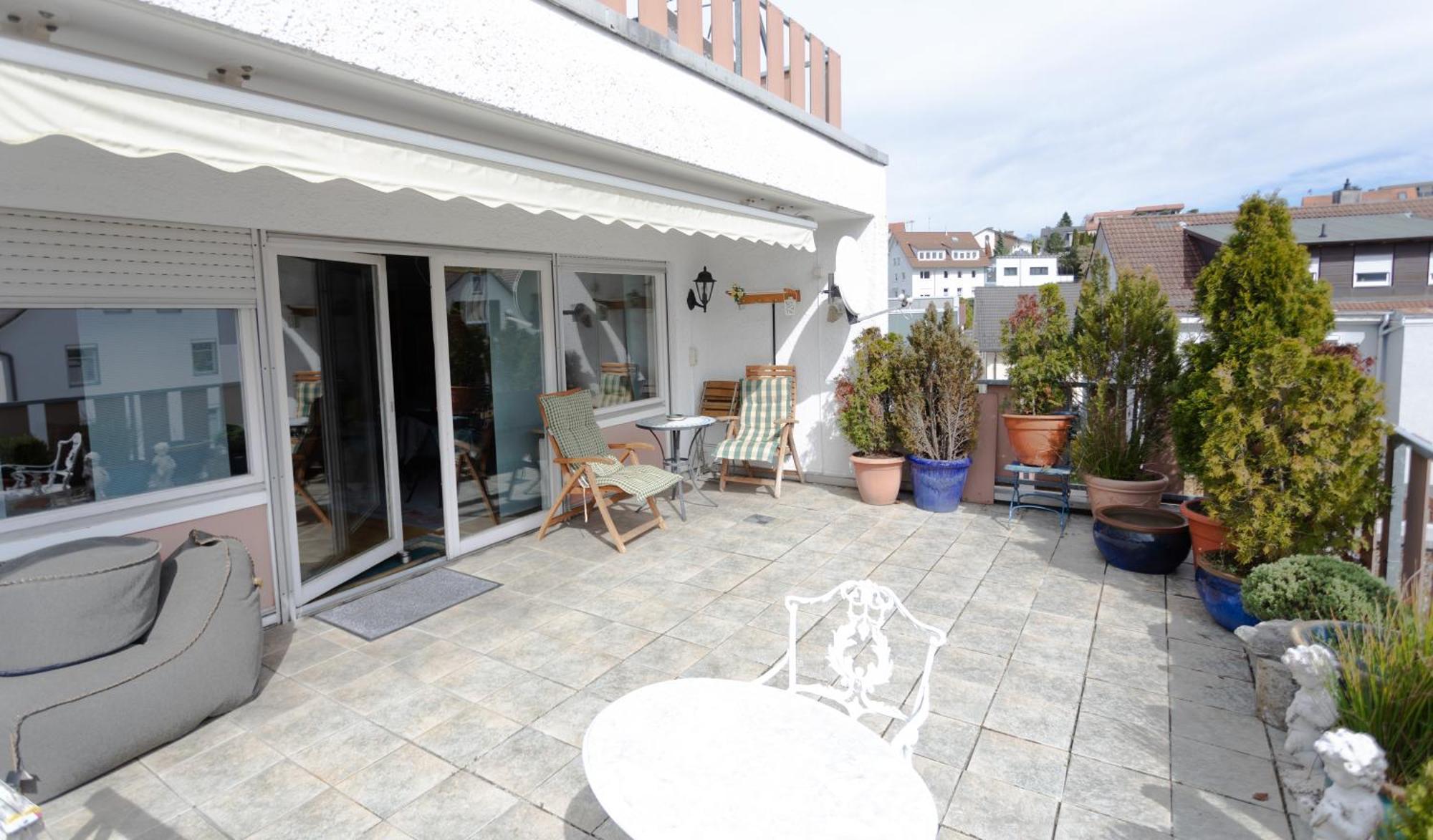 Storchennest - Schoenes, Ruhiges Apartment Mit Sonnenterrasse Tettnang Bagian luar foto